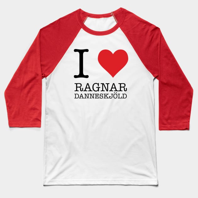 I Heart Ragnar Danneskjöld Baseball T-Shirt by Woah_Jonny